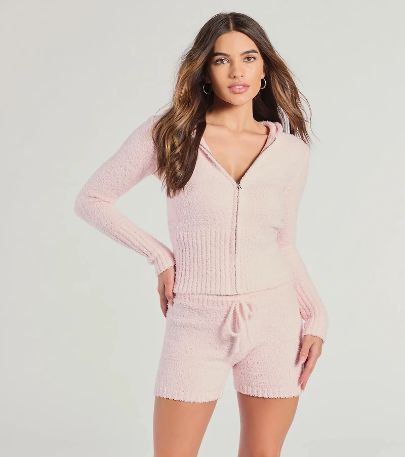 Chill Mode Chenille Knit Hoodie