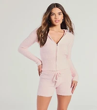 Chill Mode Chenille Knit Hoodie