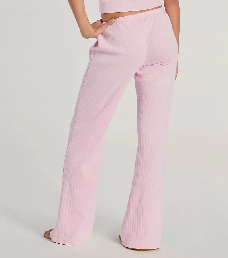 Sleeping Cute Mid-Rise Button Pajama Pants