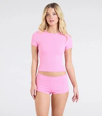 Lounge Cute Low-Rise Pajama Shorts