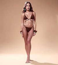 Golden Coast Hoop Detail Bikini Top