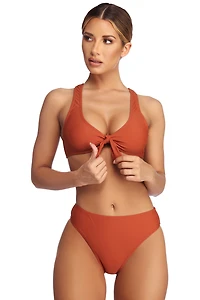 Tied To You Swim Top