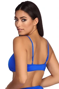 Tie Front Tease Swim Top