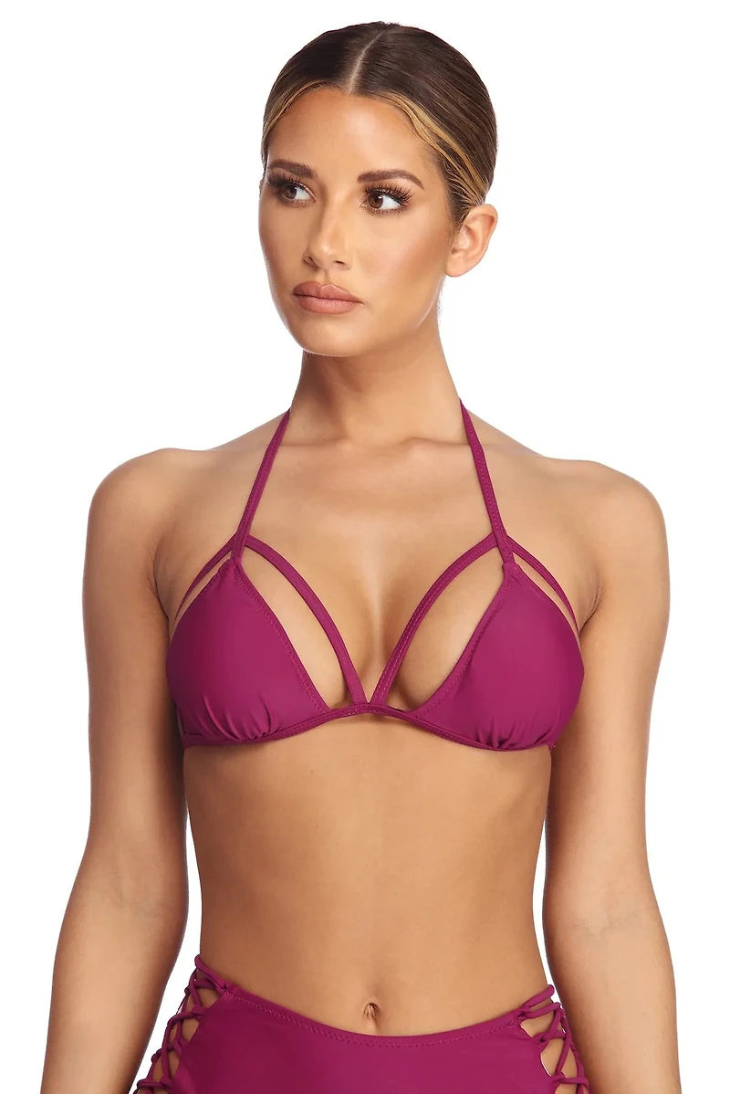 Locked Swim Top