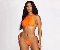 Bright Side Of Things Neon Swim Top