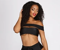 Catch Me Poolside One Shoulder Braided Swim Top