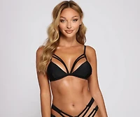 On My Radar Caged Bikini Top