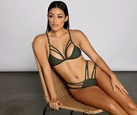 On My Radar Caged Bikini Top