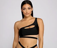 Fierce And Flirty Swim Top