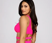 Fierce And Flirty Swim Top