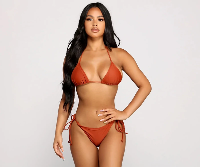 The Classic Tie Back Bikini Top