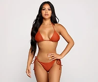 The Classic Tie Back Bikini Top