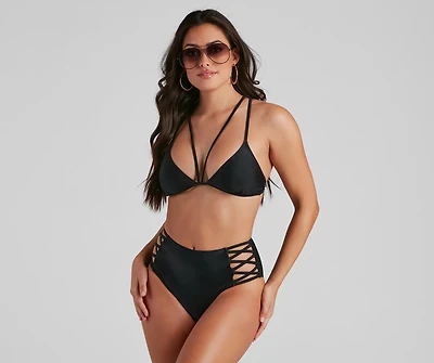 Calabasas Caged Bikini Top