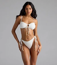 Ocean Dreams Seashell Mesh Bikini Bottoms