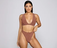 Glam And Glitz High Waist Bikini Bottoms