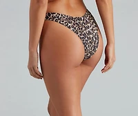Wild One Leopard Hipster Bikini Bottoms
