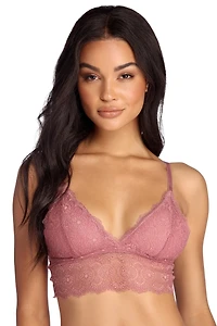 Lattice Side Lace Bralette