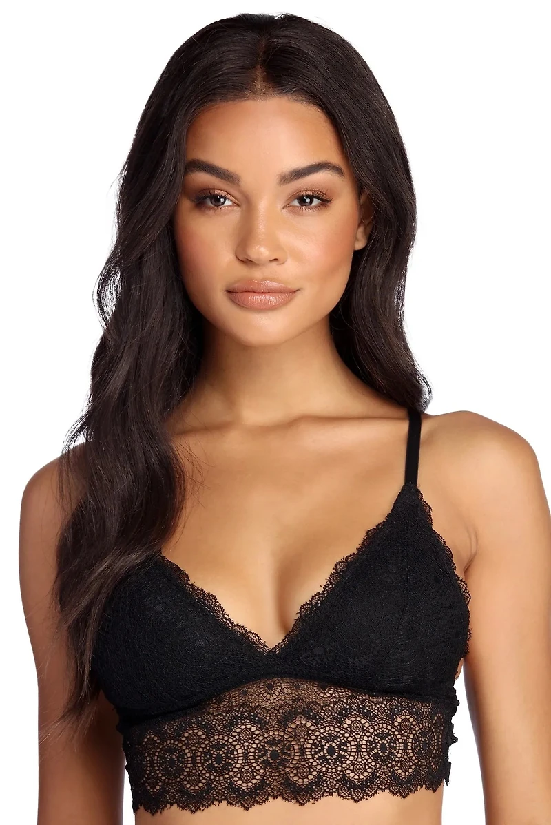 Lattice Side Lace Bralette
