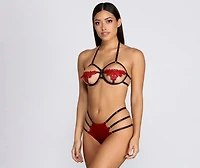 What Dreams Are Made Of Velvet Bra + Panty Set