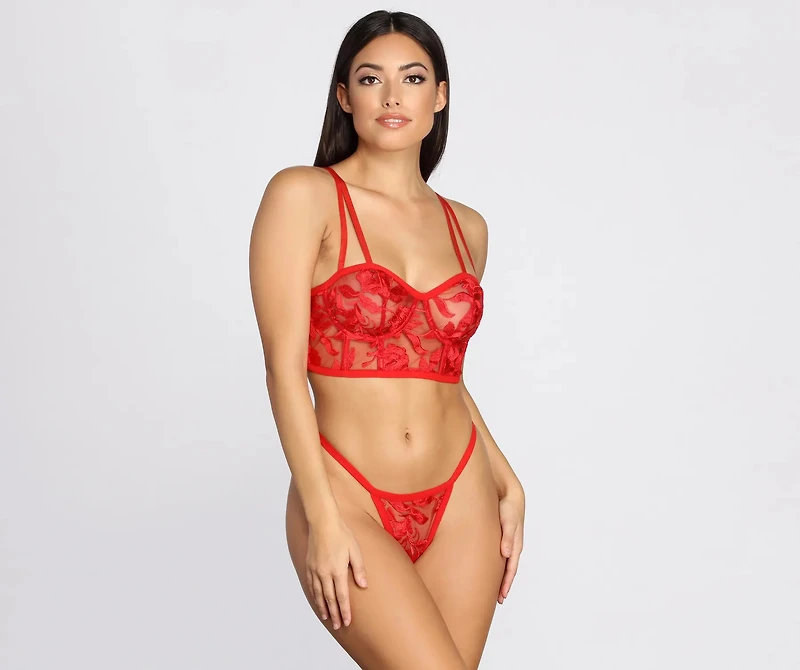Romantic Nights Bra And Panty Set