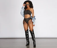 Temperatures Rising Fringe Bandeau