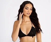 Floral Beauty Mesh Bralette