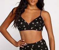 Fierce and Fab Triangle Bralette