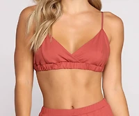 Ready To Lounge Triangle Bralette