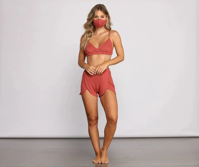 Ready To Lounge Triangle Bralette