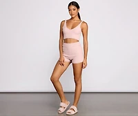 Cozy Chenille Pajama Bralette