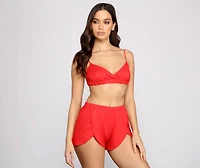 Comfy And Casual Triangle Bralette