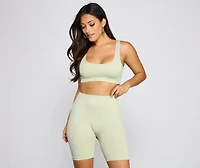 Chic And Seamless Ribbed Bralette