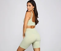 Chic And Seamless Ribbed Bralette