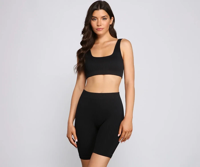 Chic And Seamless Ribbed Bralette