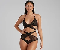 Wrapped Lace Sultry Bra And Panty Set