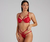 Spark The Romance Lace Bra And Panty Set