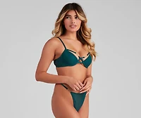 Cutout For Diamonds Caged Bra And Panty