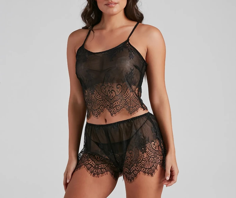 Lacy and Chic Lingerie Set