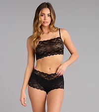 Sweet Secrets Boyshort Lace Panties