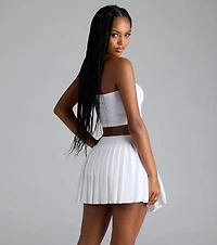 Major Fave Ribbed Knit Bandeau Top