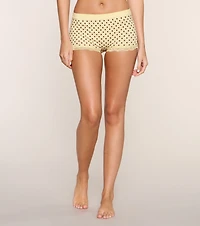 Dot Sleep Lace Trim Shorts