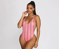 Get The Scoop Snake Swimsuit
