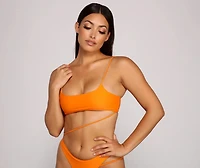 All The Drama Cutout One Piece Swimsuit