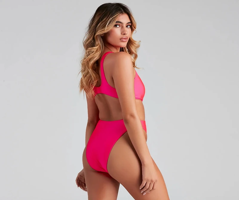 Beach Party Hoop One Piece Swimsuit