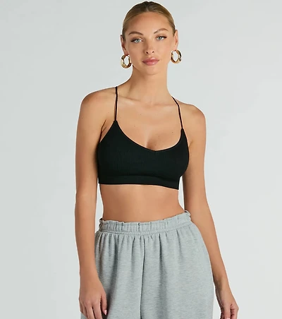 Sweet Moments Strappy Back Seamless Bralette