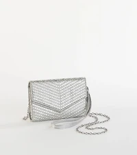 Let's Have A Toast Rhinestone Crossbody Wallet
