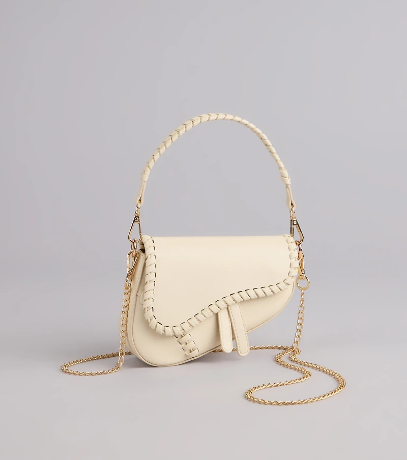 Let's Go Out Crossbody Saddle Bag