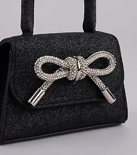 Tie It Together Glitter Mini Bag