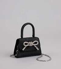 Tie It Together Glitter Mini Bag