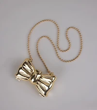 Sweet But Chic Mini Bow Clutch